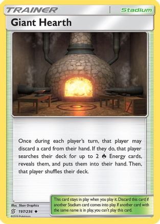 Giant Hearth (197/236) [Sun & Moon: Unified Minds] | Silver Goblin