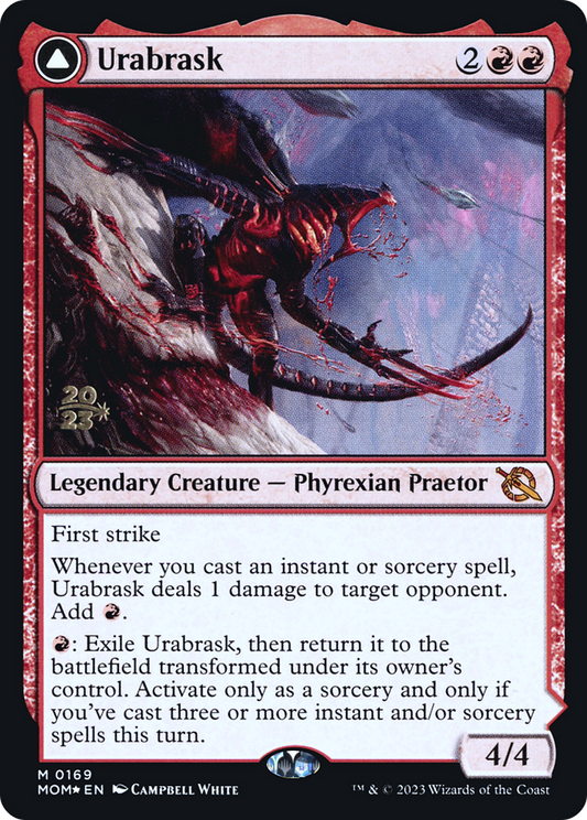 Urabrask // The Great Work [March of the Machine Prerelease Promos]