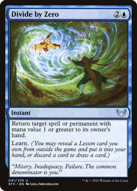 Divide by Zero [Strixhaven: School of Mages] Foil