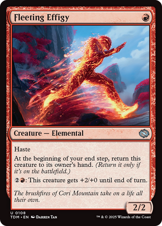 Fleeting Effigy (108) - Tarkir: Dragonstorm