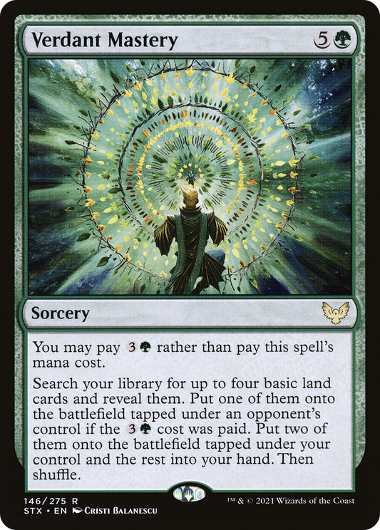 Verdant Mastery [Strixhaven: School of Mages] Foil