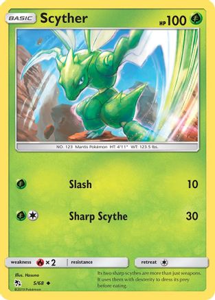 Scyther (5) Reverse Holofoil - Hidden Fates