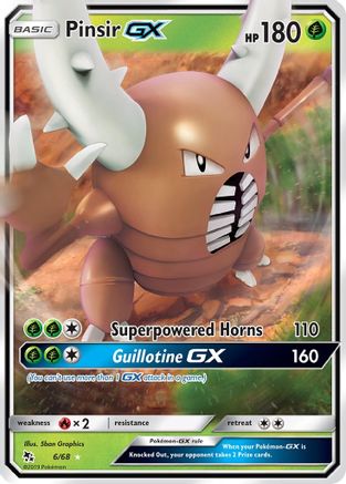 Pinsir GX (6) Holofoil - Hidden Fates