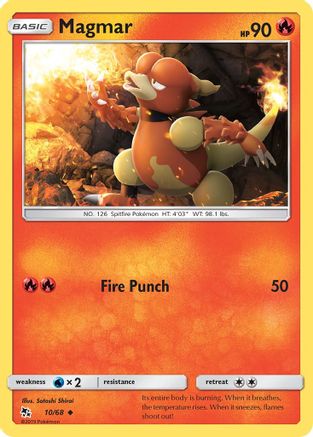 Magmar (10) Reverse Holofoil - Hidden Fates
