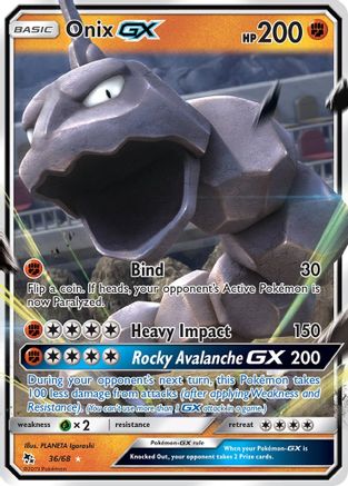 Onix GX (36) Holofoil - Hidden Fates