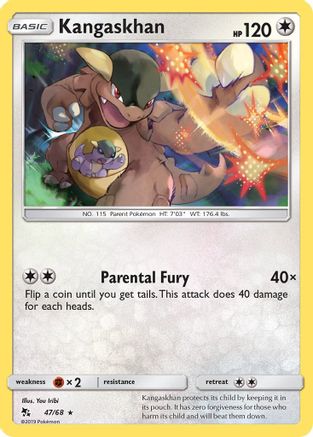 Kangaskhan (47) Reverse Holofoil - Hidden Fates