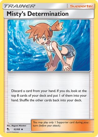 Misty's Determination (62) Reverse Holofoil - Hidden Fates