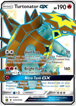 Turtonator GX (SV52/SV94) [Sun & Moon: Hidden Fates - Shiny Vault] | Silver Goblin