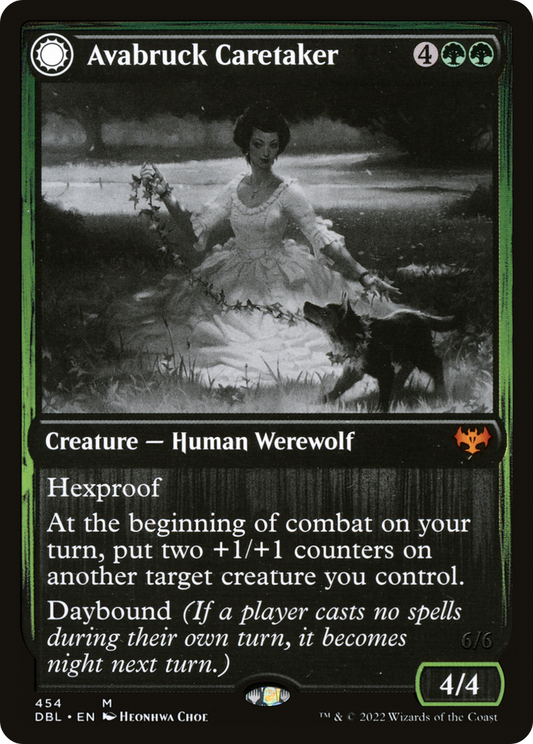 Avabruck Caretaker // Hollowhenge Huntmaster [Innistrad: Double Feature] Foil