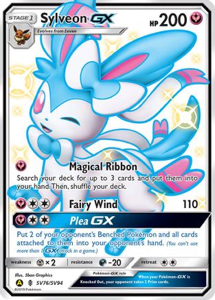 Sylveon GX (SV76/SV94) [Sun & Moon: Hidden Fates - Shiny Vault] | Silver Goblin