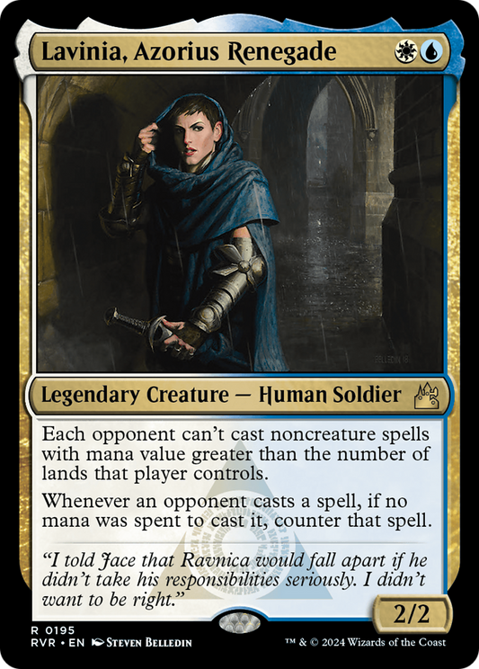 Lavinia, Azorius Renegade [Ravnica Remastered] Foil