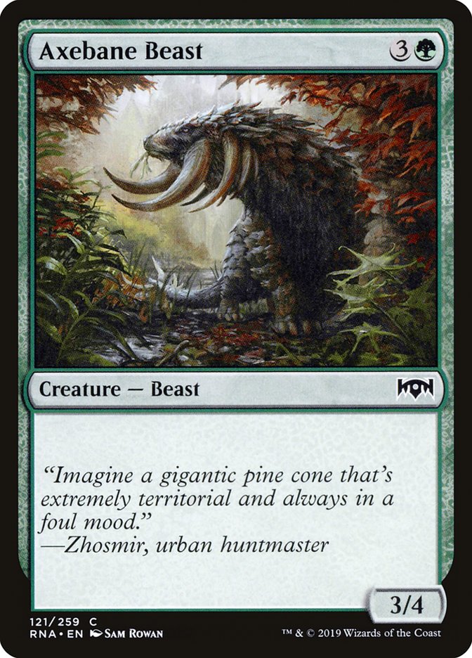 Axebane Beast [Ravnica Allegiance] | Silver Goblin