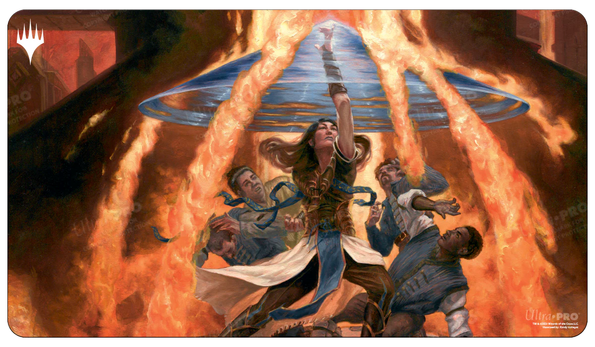 Commander Masters Playmat Fierce Guardianship-Silver Goblin
