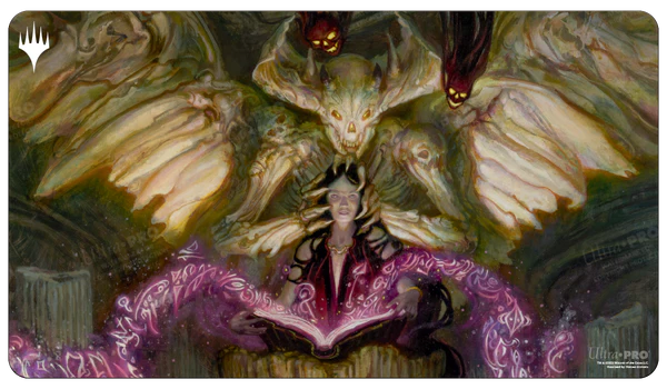 Commander Masters Playmat Demonic Tutor | Silver Goblin