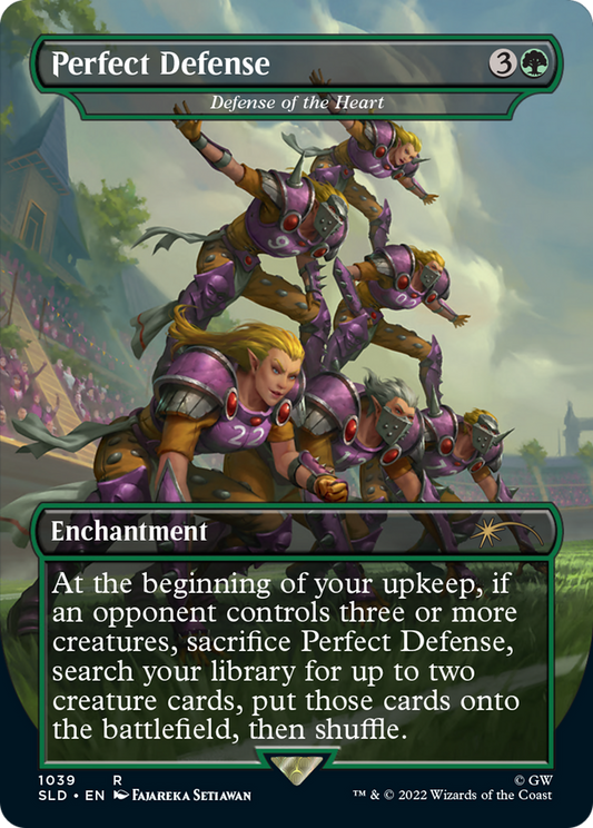 Perfect Defense - Defense of the Heart (Borderless) [Secret Lair Drop Series] Foil