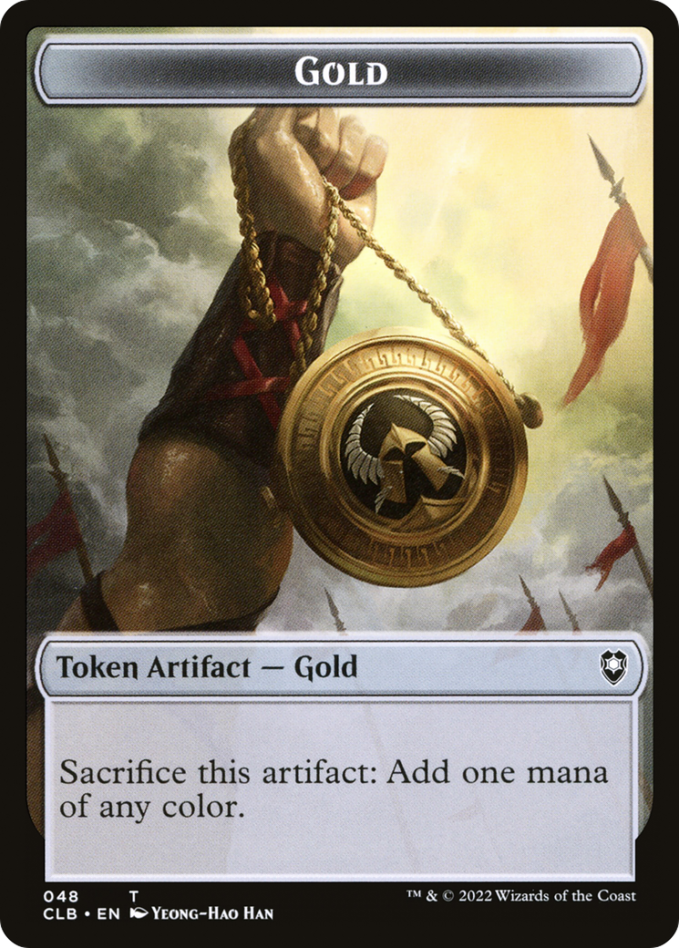 Gold (048) - Battle for Baldur's Gate Tokens