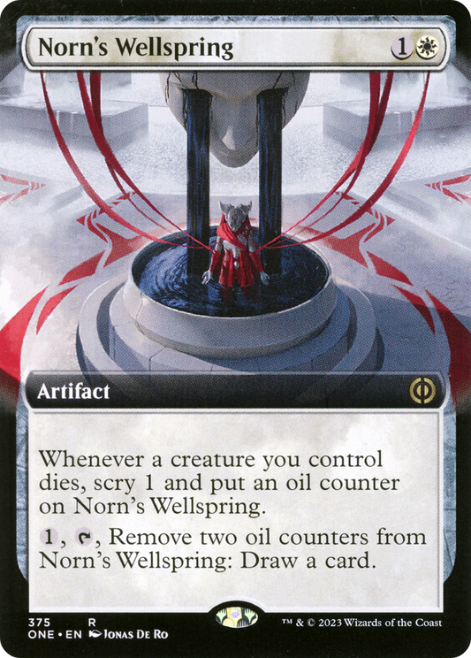 Norn's Wellspring (Extended Art) [Phyrexia: All Will Be One] Foil