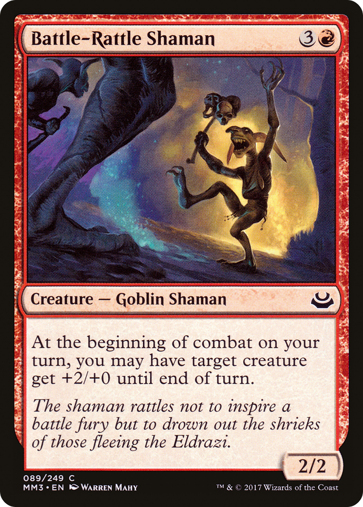 Battle-Rattle Shaman [Modern Masters 2017] Foil