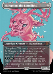 Morophon, the Boundless (Borderless Textured Foil Frame Break) [Commander Masters] | Silver Goblin