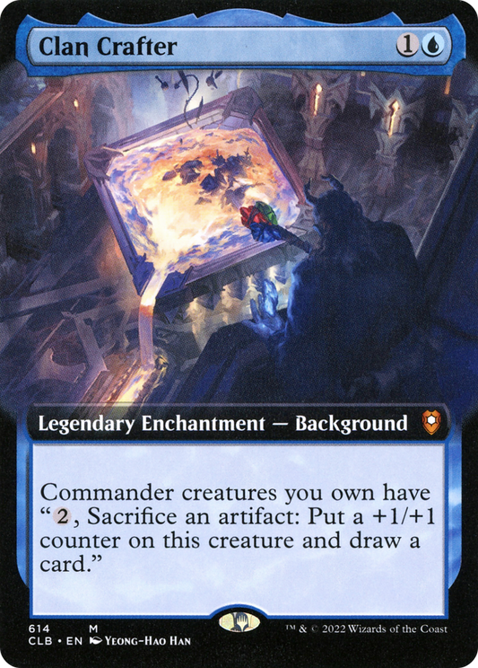 Clan Crafter (Extended Art) [Commander Legends: Battle for Baldur's Gate] Foil