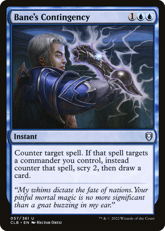 Bane's Contingency [Commander Legends: Battle for Baldur's Gate] Foil