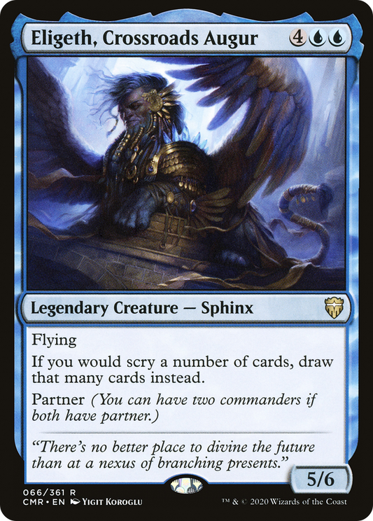 Eligeth, Crossroads Augur [Commander Legends] Foil
