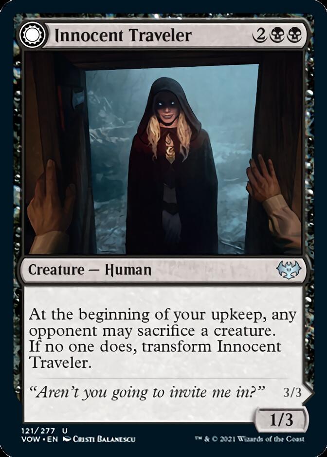 Innocent Traveler // Malicious Invader [Innistrad: Crimson Vow] Foil