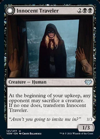 Innocent Traveler // Malicious Invader [Innistrad: Crimson Vow] Foil