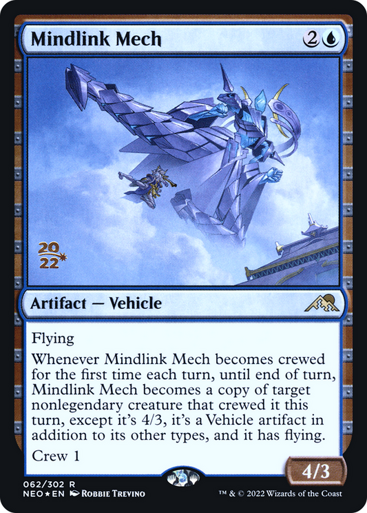 Mindlink Mech [Kamigawa: Neon Dynasty Prerelease Promos]