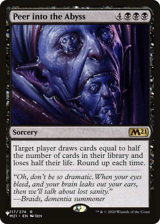 Peer into the Abyss (M21-117)