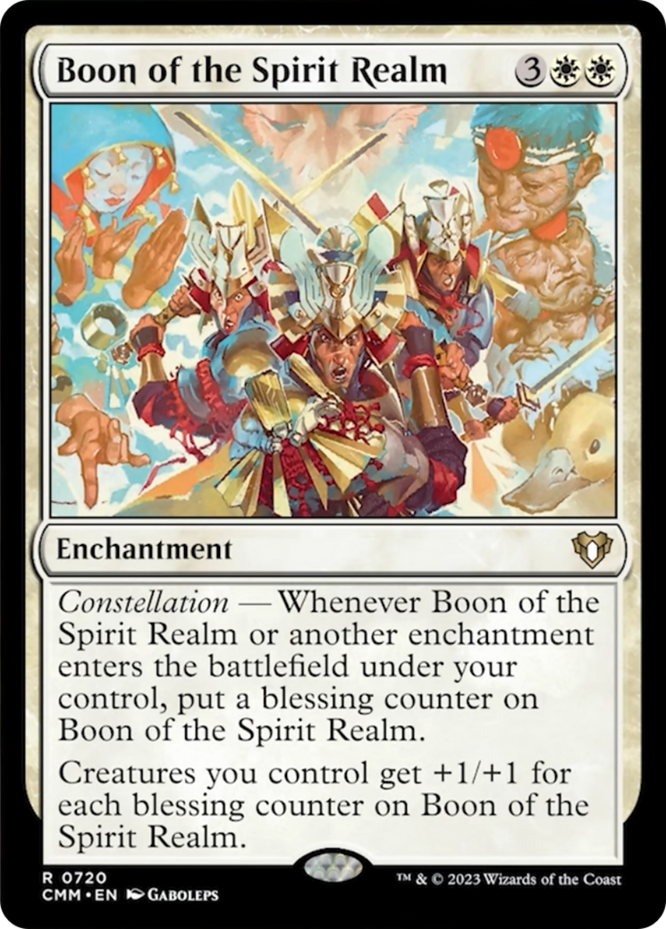 Boon of the Spirit Realm [Commander Masters] | Silver Goblin