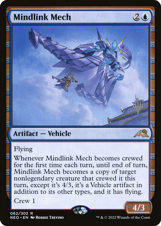 Mindlink Mech (Promo Pack) [Kamigawa: Neon Dynasty Promos] Foil