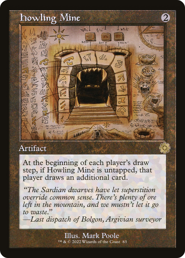 Howling Mine (Retro Schematic) [The Brothers' War Retro Artifacts]