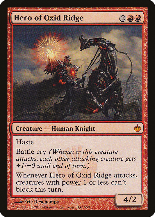 Hero of Oxid Ridge [Mirrodin Besieged] Foil