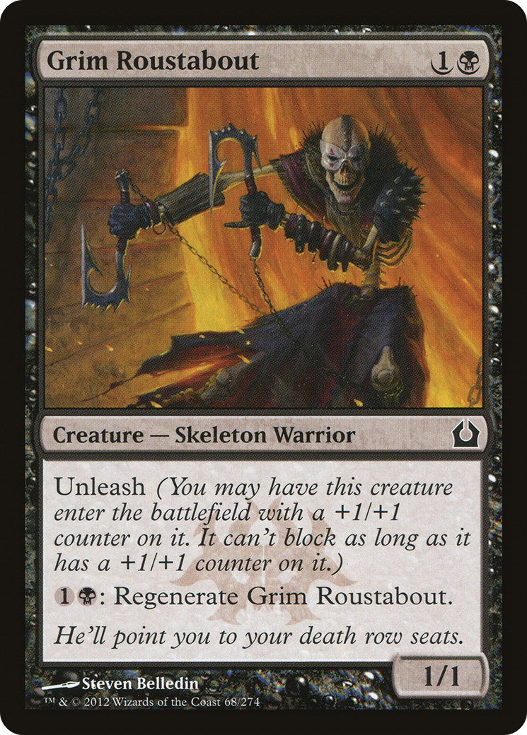 Grim Roustabout [Return to Ravnica] Foil