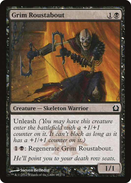 Grim Roustabout [Return to Ravnica] Foil