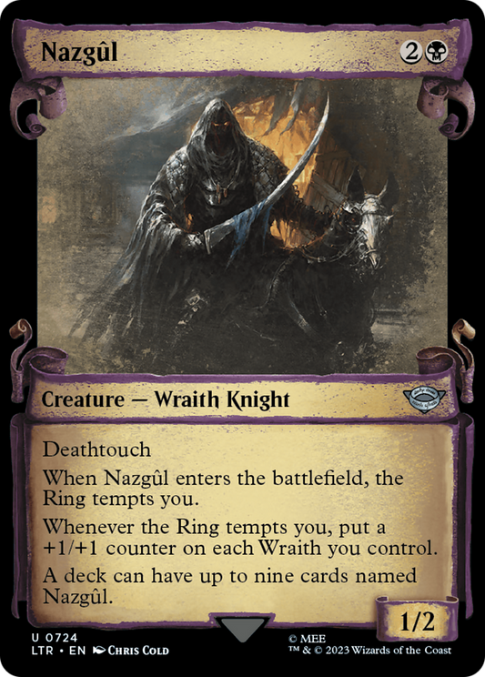 Nazgul (0724) [The Lord of the Rings: Tales of Middle-Earth Showcase Scrolls] Foil