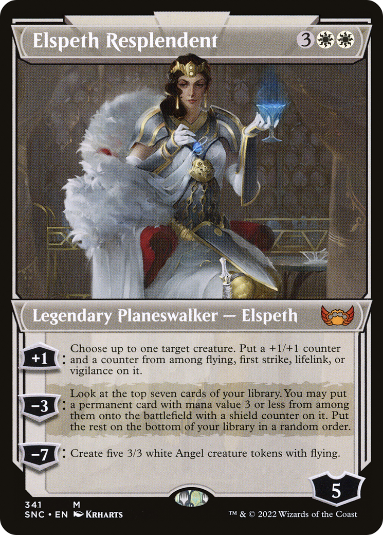 Elspeth Resplendent (Showcase Art Deco) [Streets of New Capenna] Foil