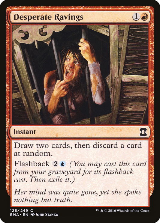 Desperate Ravings (125) Foil - Eternal Masters