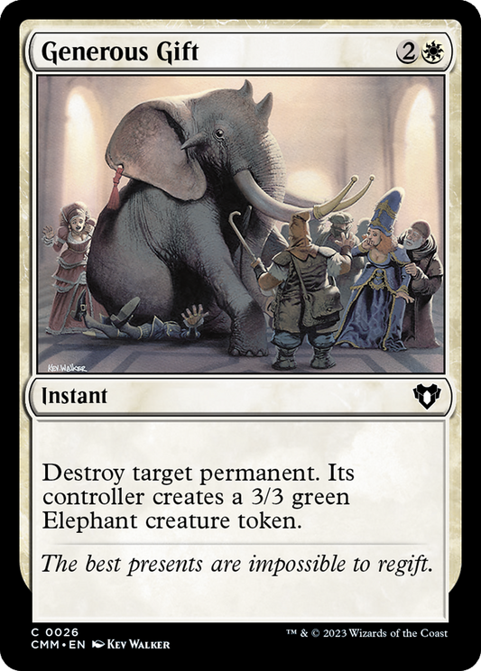Generous Gift [Commander Masters] Foil