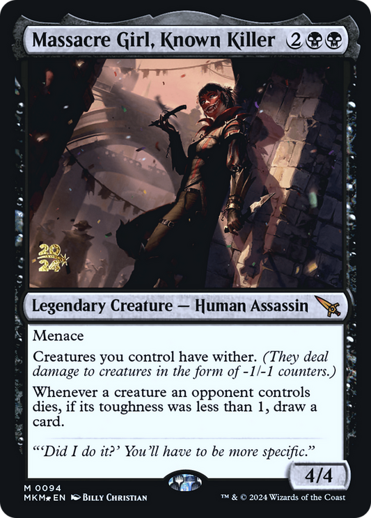 Massacre Girl, Known Killer Foil (94S)
