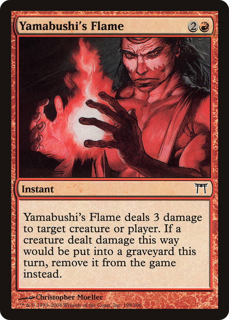 Yamabushi's Flame [Champions of Kamigawa] Foil