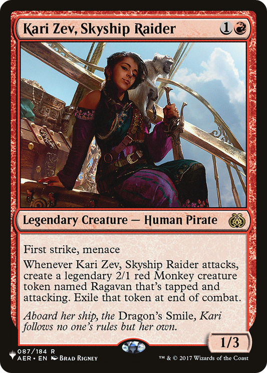 Kari Zev, Skyship Raider [The List]