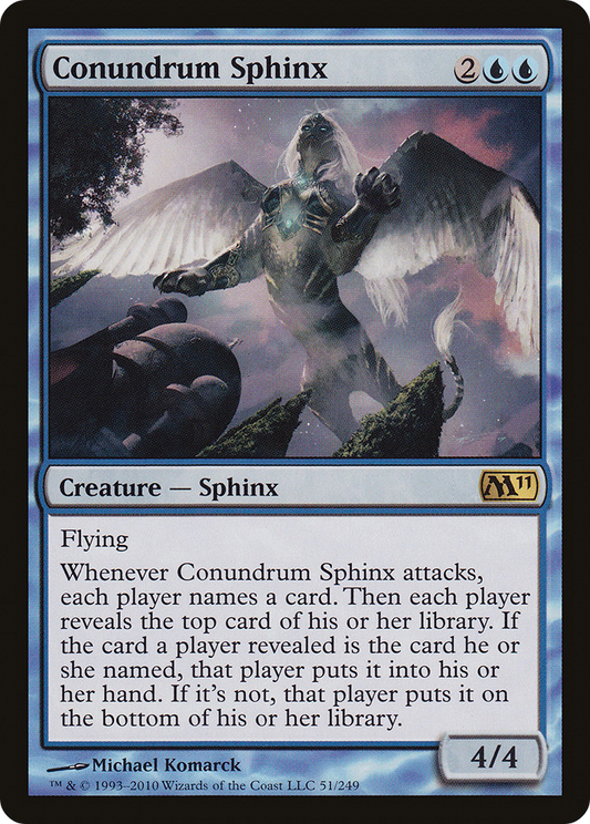 Conundrum Sphinx [Magic 2011] Foil