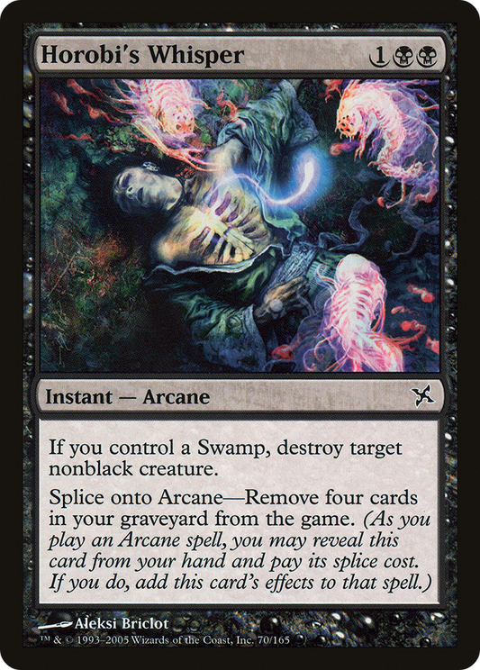 Horobi's Whisper [Betrayers of Kamigawa] Foil
