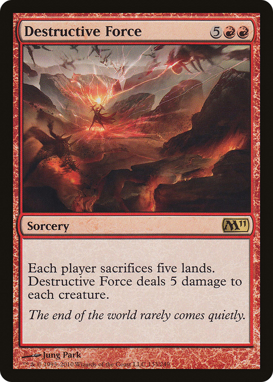 Destructive Force [Magic 2011] Foil