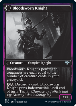 Bloodsworn Squire // Bloodsworn Knight [Innistrad: Double Feature] Foil