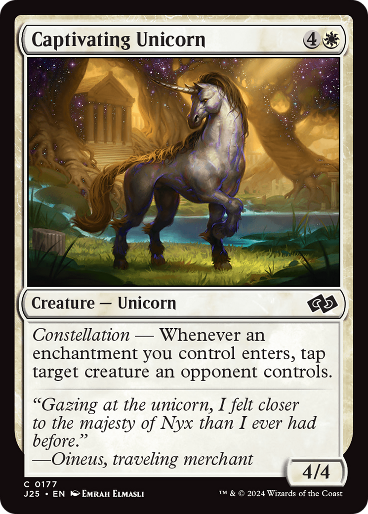 Captivating Unicorn [Foundations Jumpstart] | Silver Goblin