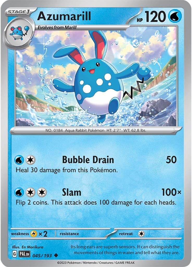 Azumarill (045/193) [Scarlet & Violet: Paldea Evolved] | Silver Goblin