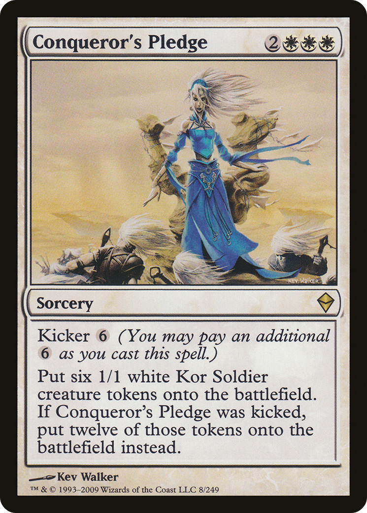 Conqueror's Pledge [Zendikar] Foil